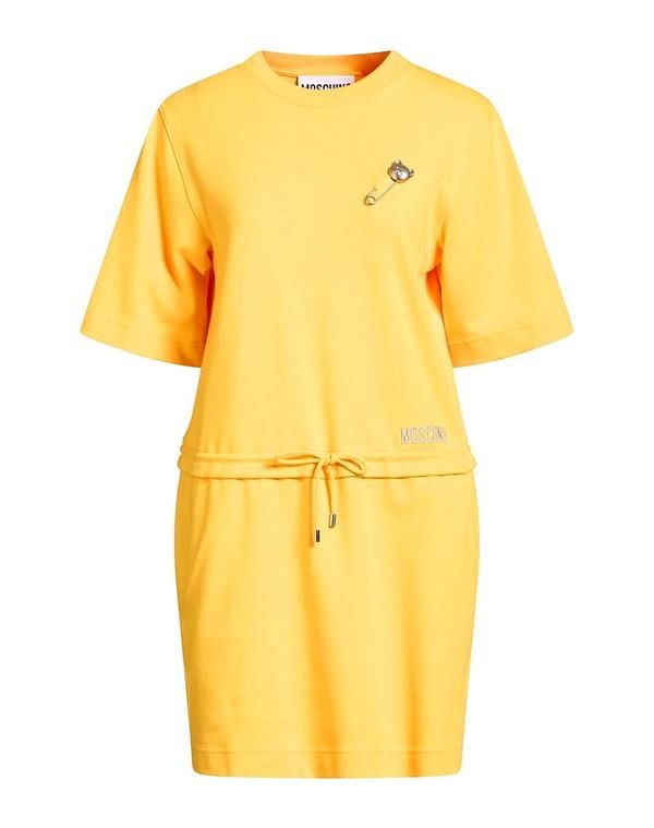 モスキーノ レディース トップス ワンピース サマードレス MOSCHINO Yellow イエロー