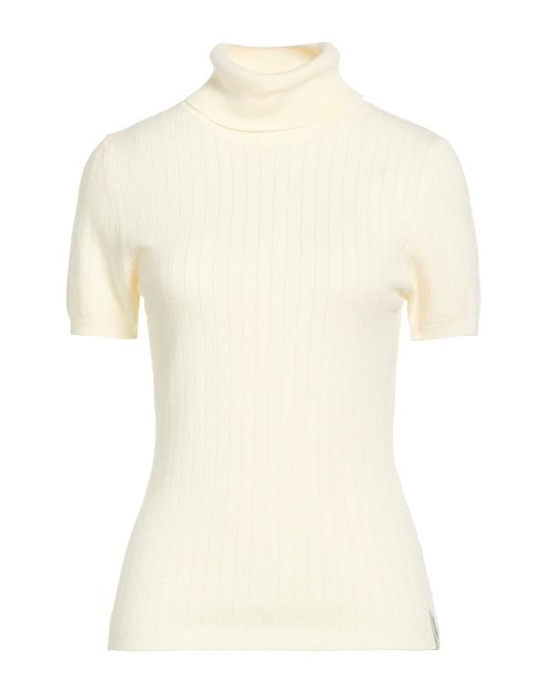 ヒンノミネイト レディース アウター ニット・セータートルネック HINNOMINATE Ivory アイボリー