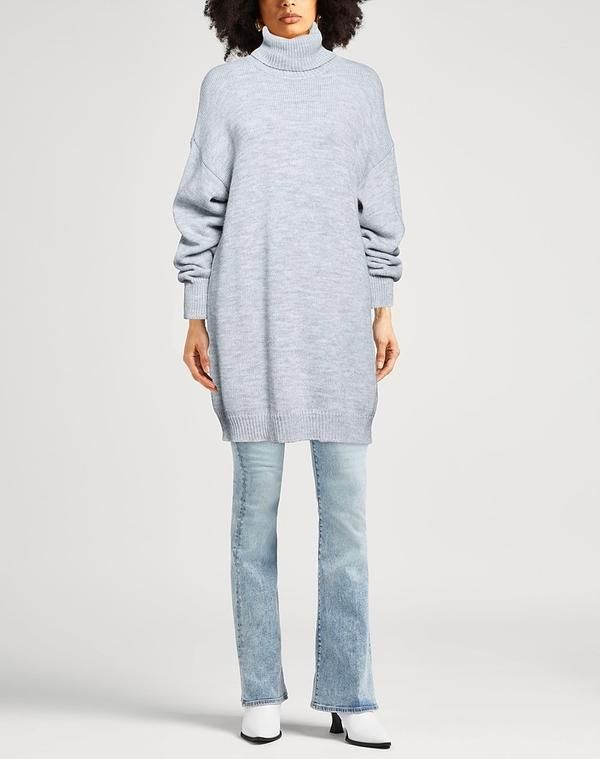 ヴィコロ レディース アウター ニット・セータートルネック VICOLO Light Gray グレー