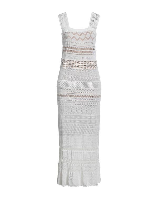 ツインセット レディース トップス ワンピース TWINSET White ホワイト