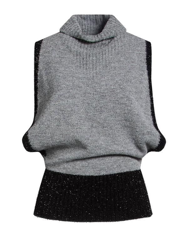 ガレパリ レディース アウター ニット・セータートルネック GALLE Paris Gray グレー