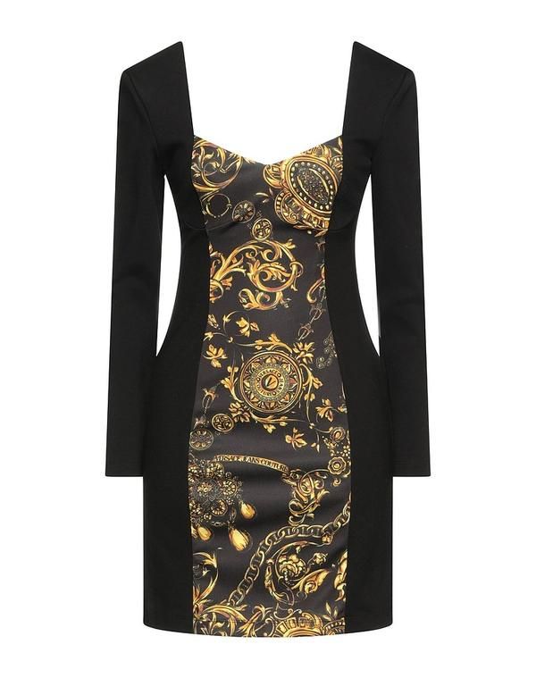 ヴェルサーチ レディース トップス ワンピース VERSACE JEANS COUTURE Black ブラック