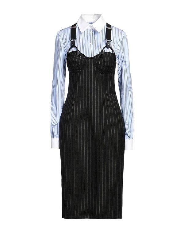モスキーノ レディース トップス ワンピース チューブドレス MOSCHINO Charcoal チャコール