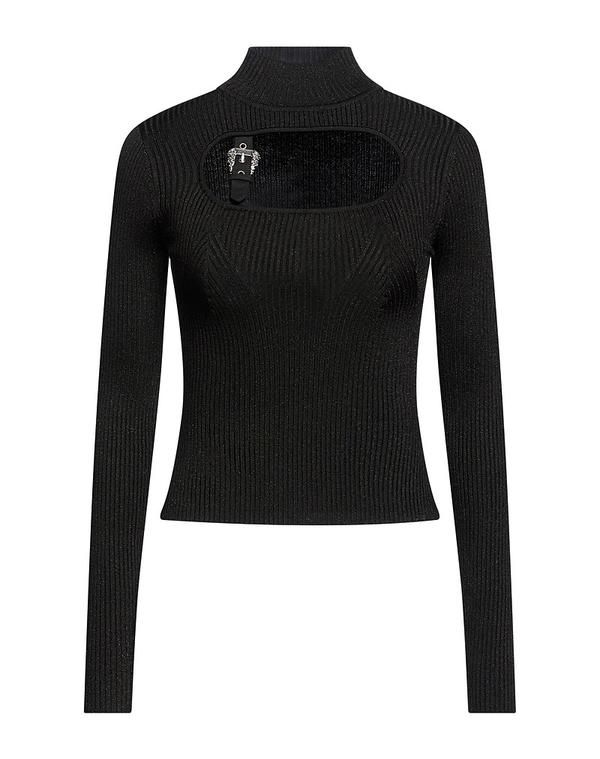 ヴェルサーチ レディース アウター ニット・セータートルネック VERSACE JEANS COUTURE Black ブラック