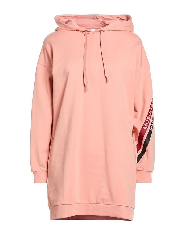 モスキーノ レディース アウター パーカー・スウェット MOSCHINO Salmon Pink ピンク