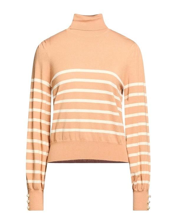 リュージョー レディース アウター ニット・セータートルネック LIU JO Beige ベージュ