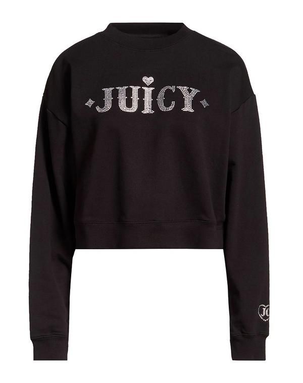 ジューシークチュール レディース アウター パーカー・スウェット JUICY COUTURE Black ブラック