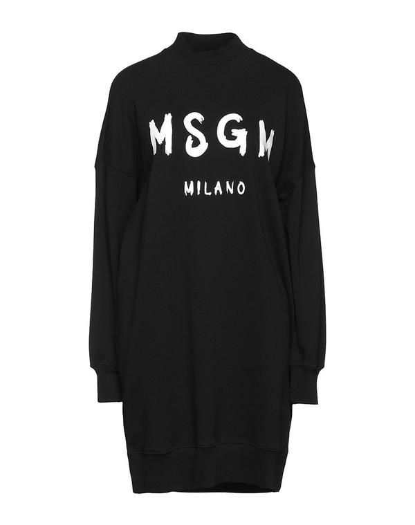 エムエスジイエム レディース トップス ワンピース MSGM Black ブラック