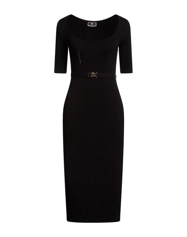 エリザベッタフランキ レディース トップス ワンピース チューブドレス ELISABETTA FRANCHI Black ブラック