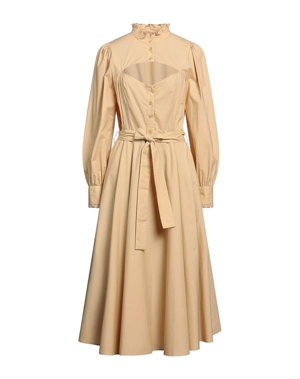 ツインセット レディース トップス ワンピース シュミーズドレス TWINSET Beige ベージュ