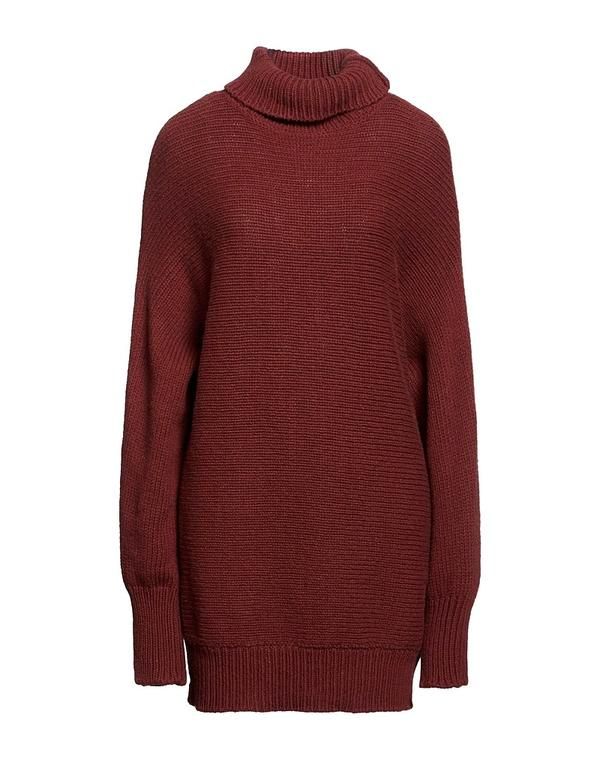 アリジ レディース アウター ニット・セータートルネック ALYSI Reddish Brown ブラウン