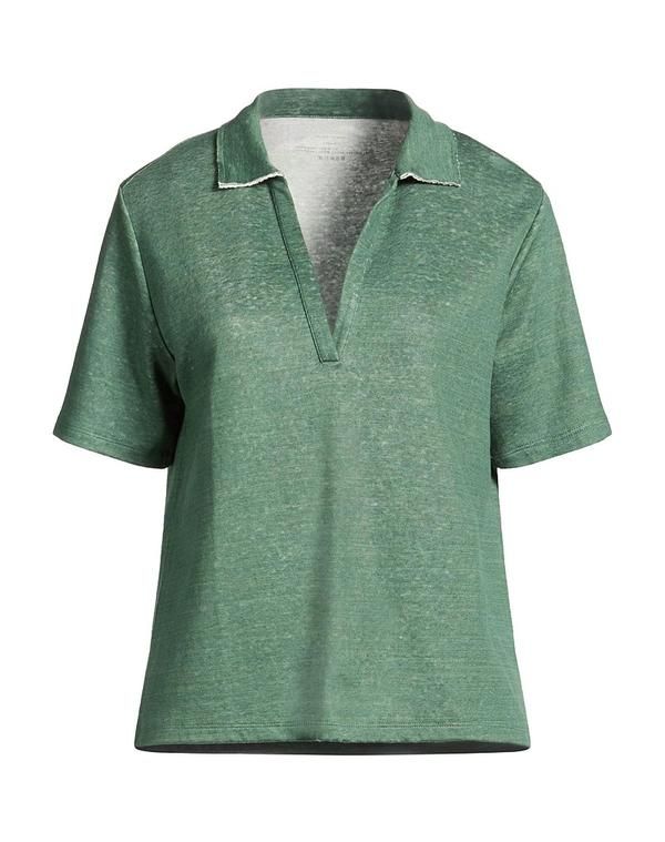 マジェスティック レディース トップス ポロシャツ MAJESTIC FILATURES Dark Green グリーン