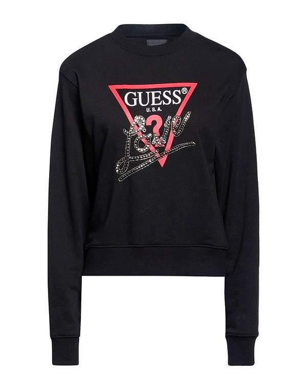 ゲス レディース アウター パーカー・スウェット GUESS Black ブラック