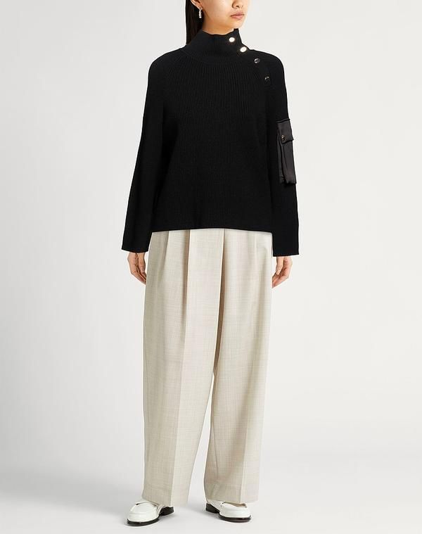 リュージョー レディース アウター ニット・セータートルネック LIU JO Black ブラック リュージョー レディース アウター ニット・セータートルネック LIU JO Black ブラック