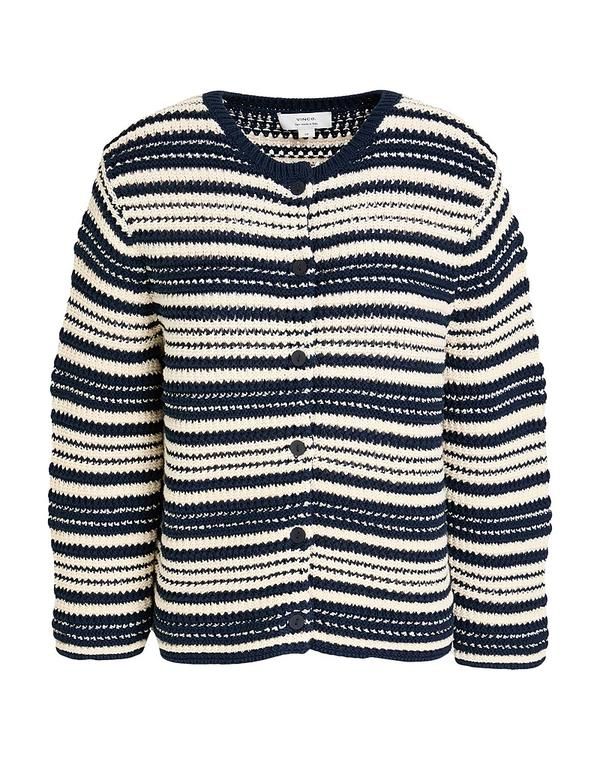 ヴィンス レディース アウター カーディガン VINCE Navy ネイビー