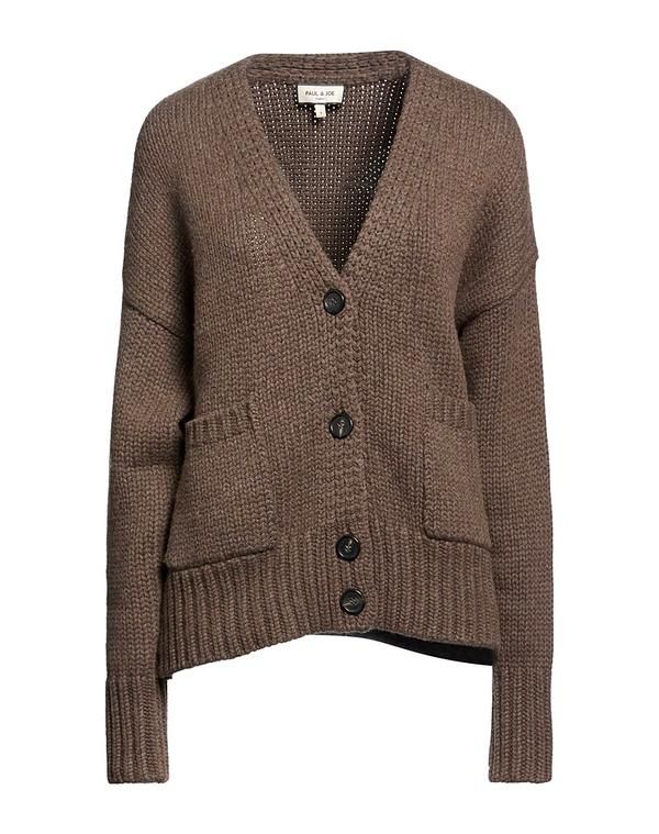 ポール＆ジョー レディース アウター カーディガン PAUL JOE Light Brown ブラウン