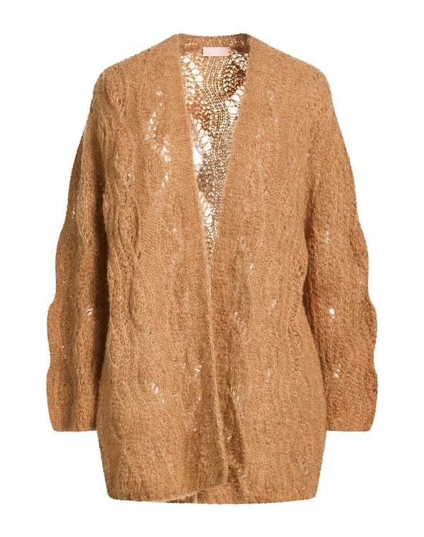 リュージョー レディース アウター カーディガン LIU JO Camel キャメル