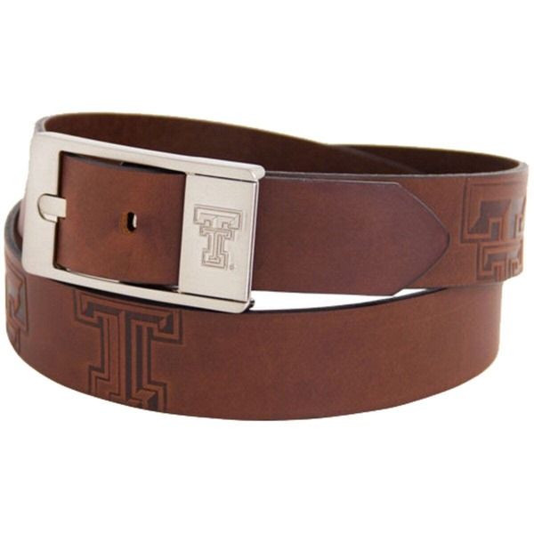 イーグルスウィングス メンズ アクセサリー ベルト レザー EAGLES WINGS Texas Tech Red Raiders Brandish Leather Belt Brown ブラウン
