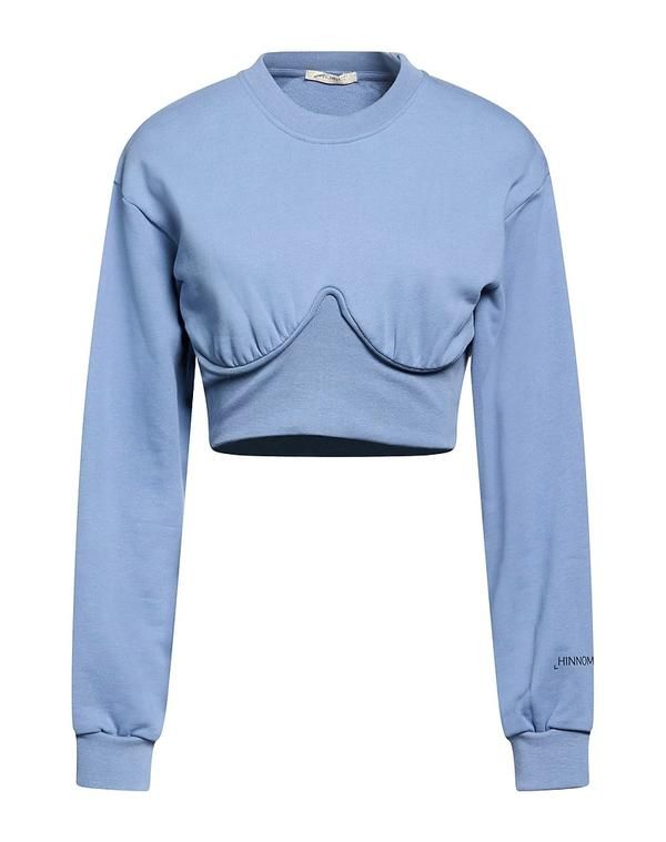 ヒンノミネイト レディース アウター パーカー・スウェット HINNOMINATE Blue Gray グレー