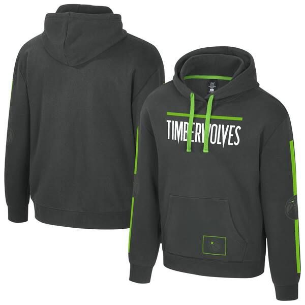 スタジアムエッセンシャルズ レディース アウター パーカー・スウェット Unisex Stadium Essentials Charcoal Minnesota Timberwolves City S