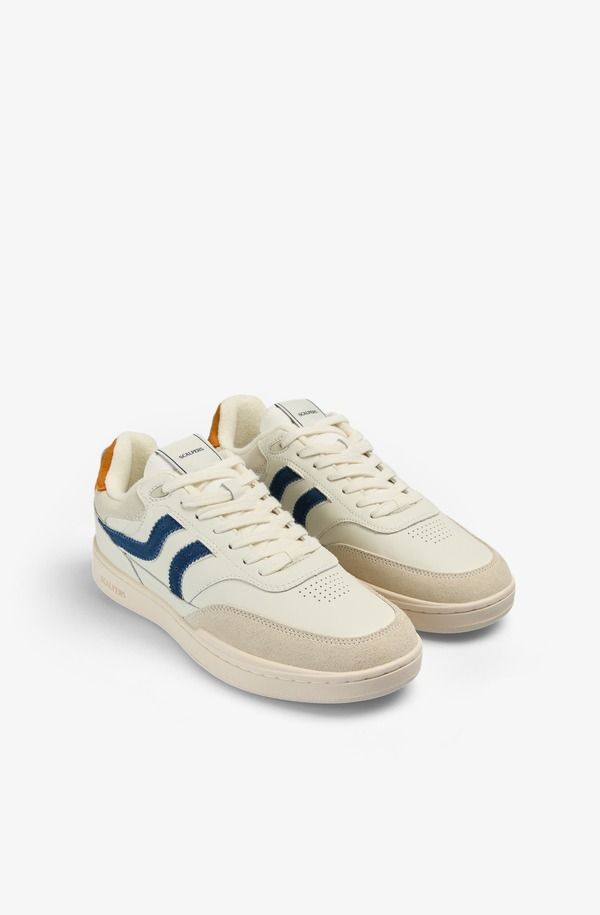 スカルパーズ メンズ シューズ スニーカー Scalperstreet Sneakers Whiteorange