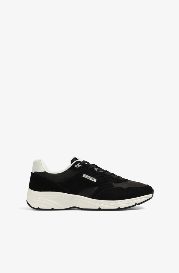 スカルパーズ メンズ シューズ スニーカー Scalpers Jamesneakers Black ブラック