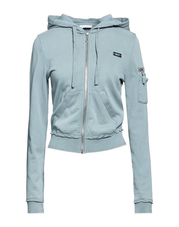 ジューシークチュール レディース アウター パーカー・スウェット JUICY COUTURE Sage Green グリーン