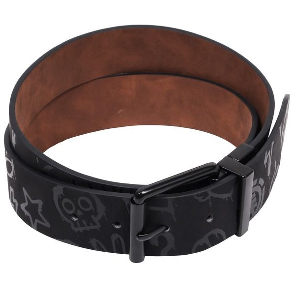 エレメント レディース アクセサリー ベルト プリント Element Distressed PU Reversible Belt with Allover Print Black ブラック