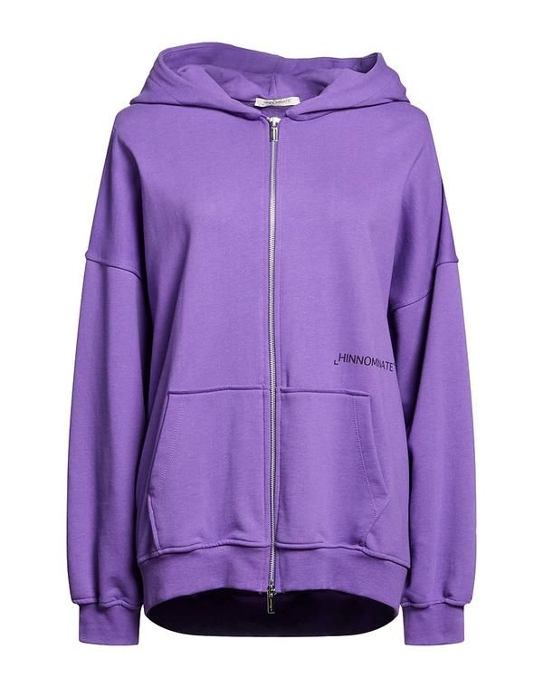ヒンノミネイト レディース アウター パーカー・スウェット HINNOMINATE Purple パープル