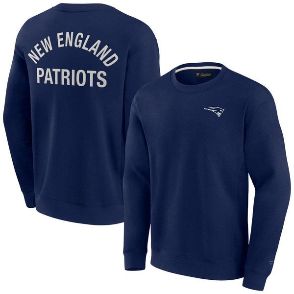 ファナティクス シグネチャー レディース アウター パーカー・スウェット シャツ Unisex Fanaticsignature College Navy New England Patriotsup