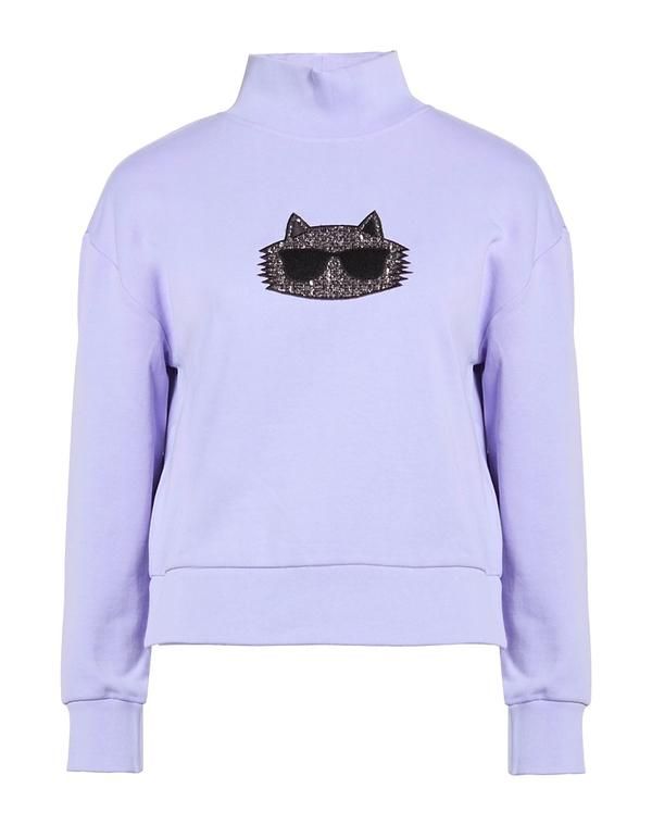 カール ラガーフェルド レディース アウター パーカー・スウェット KARLAGERFELD Lilac ライラック
