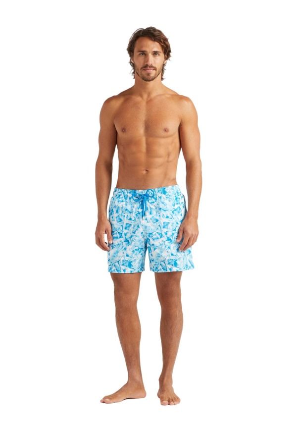 ヴィルブレクイン メンズ 水着 ハーフパンツ・ショーツ ショートパンツ Vilebrequin Mens Iced Turtles Light Fabric Swim Shorts Blanc
