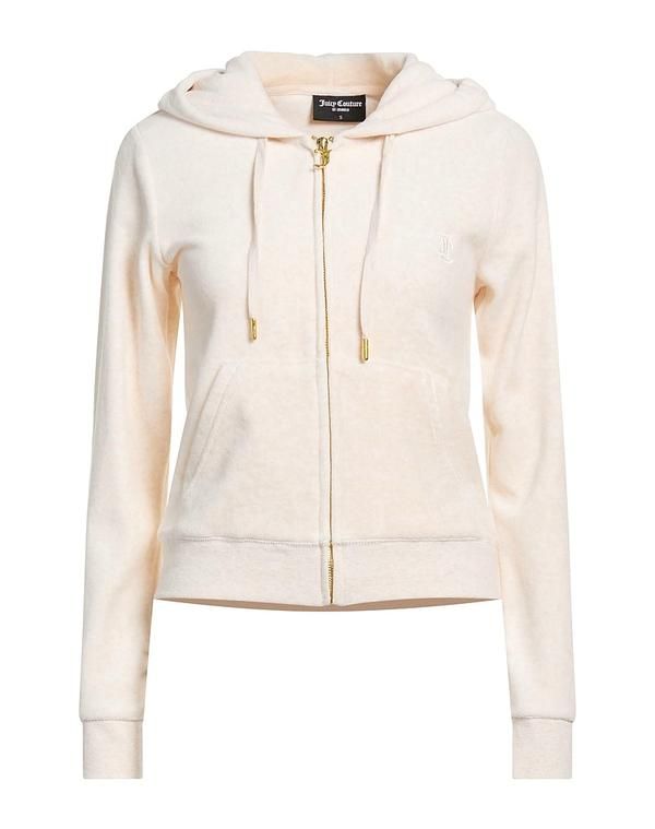 ジューシークチュール レディース アウター パーカー・スウェット JUICY COUTURE Off White オフホワイト