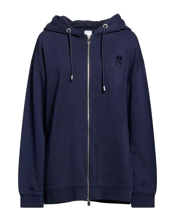 ピンコ レディース アウター パーカー・スウェット PINKO Midnight Blue ブルー