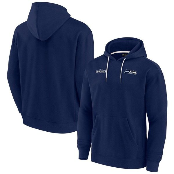 ファナティクス シグネチャー レディース アウター パーカー・スウェット フリース Unisex Fanaticsignature Navy Seattle Seahawks Elementsuper