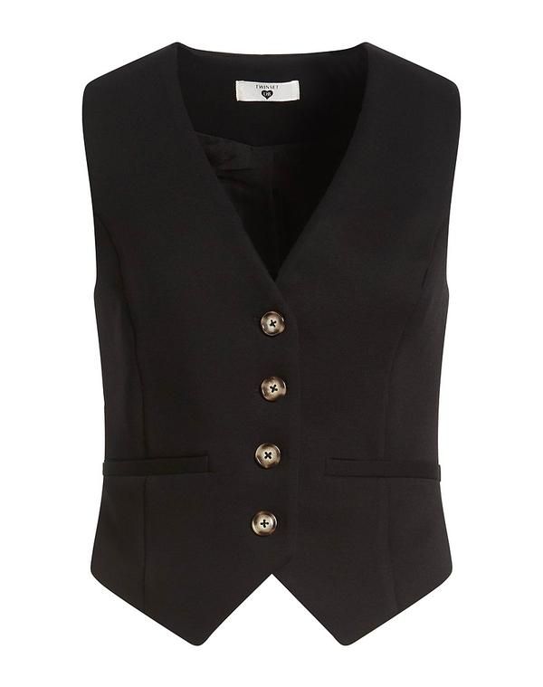 ツインセット レディース トップス ベスト ジレ TWINSET Black ブラック