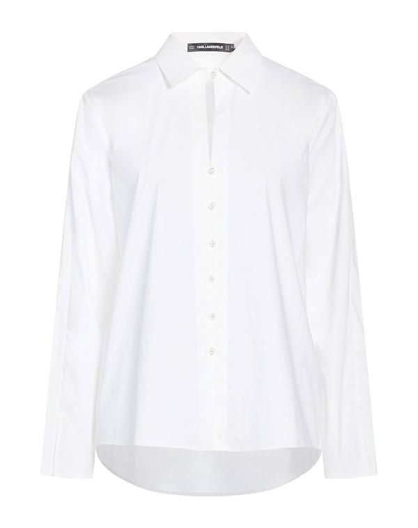 カール ラガーフェルド レディース トップス シャツ KARLAGERFELD White ホワイト