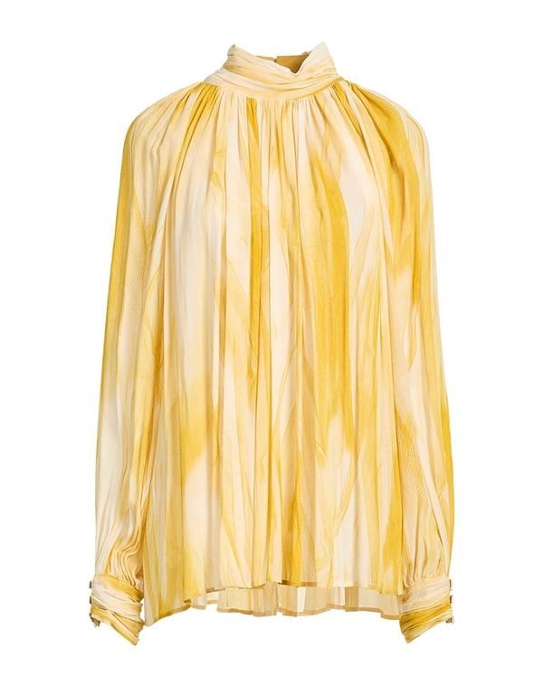 エリザベッタフランキ レディース トップス シャツ ELISABETTA FRANCHI Mustard マスタード