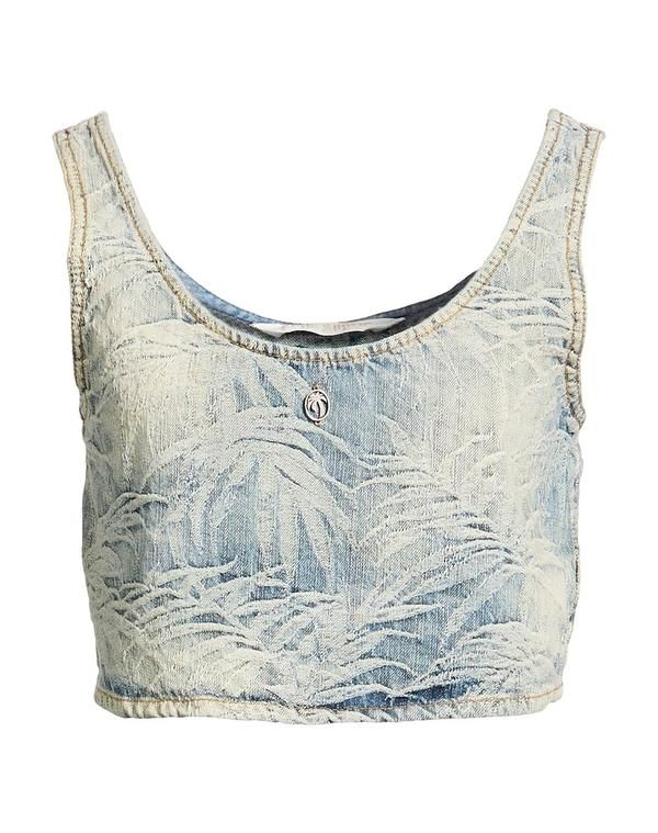 パーム・エンジェルス レディース トップス シャツ PALM ANGELS Blue ブルー