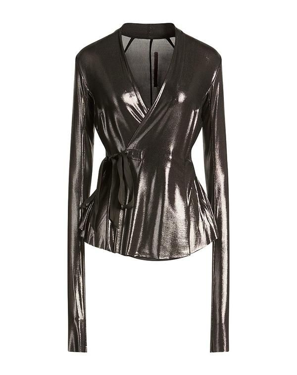 リックオウエンスリリーズ レディース トップス シャツ RICK OWENS LILIES Gunmetal ガンメタル