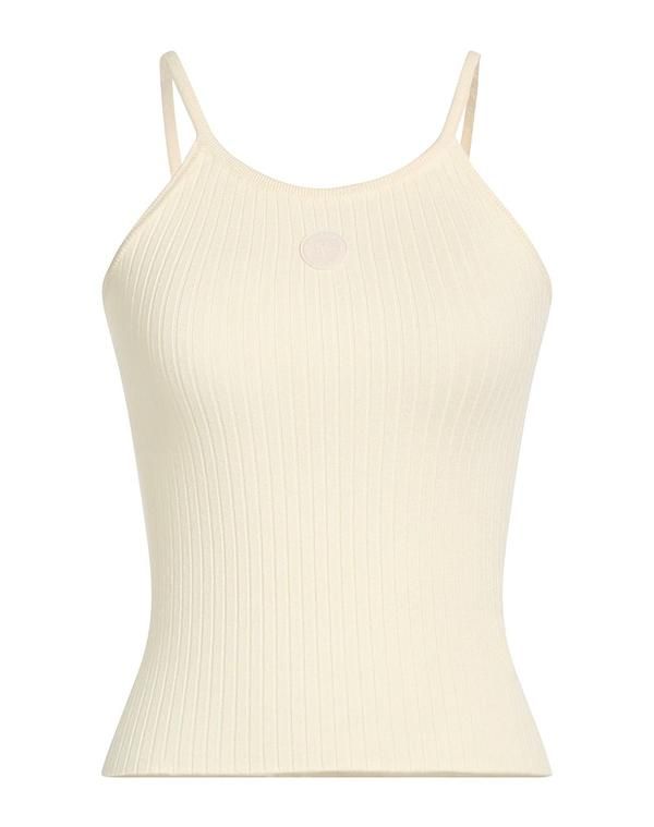 スポーティ アンド リッチ レディース トップス シャツ タンクトップ SPORTY RICH Off White オフホワイト