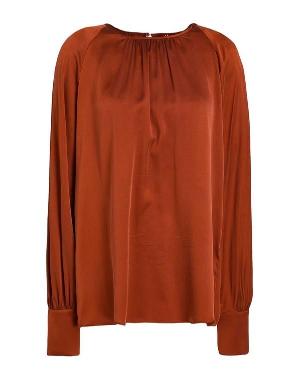 マックスマーラ レディース トップス シャツ MAX MARA STUDIO Reddish Brown ブラウン