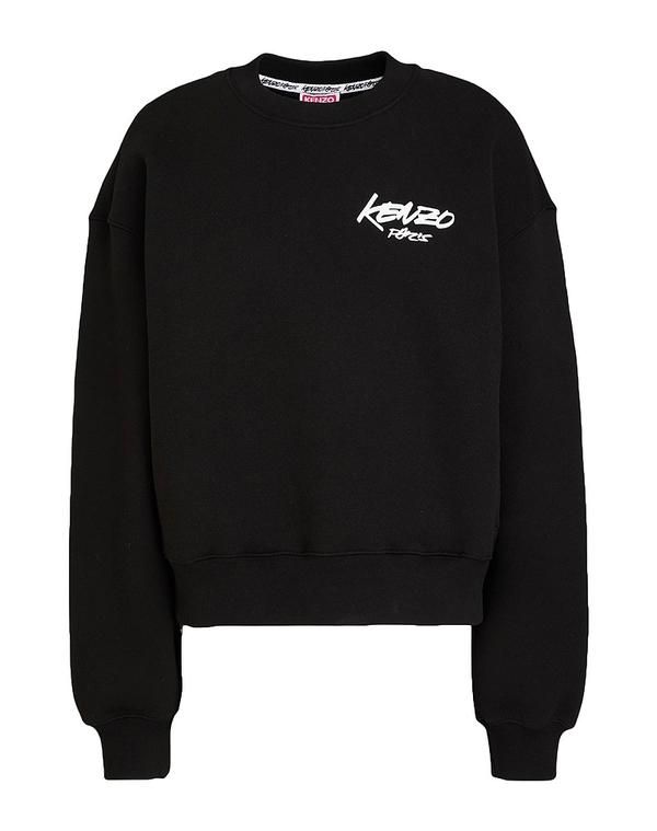 ケンゾー レディース アウター パーカー・スウェット KENZO Black ブラック