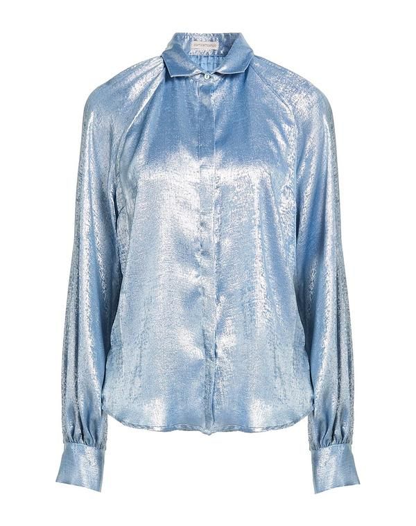 カミセッタスノーブ レディース トップス シャツ CAMICETTASNOB Light Blue ブルー