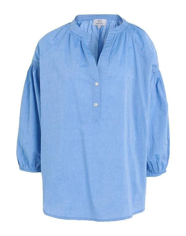 ウール リッチ レディース トップス シャツ WOOLRICH Light Blue ブルー