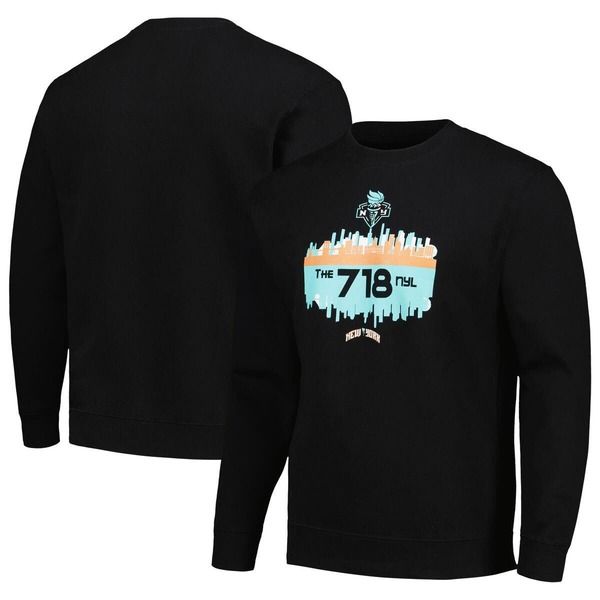 スタジアムエッセンシャルズ レディース アウター パーカー・スウェット シャツ Unisex Stadium Essentials Black New York Liberty Cities Pull