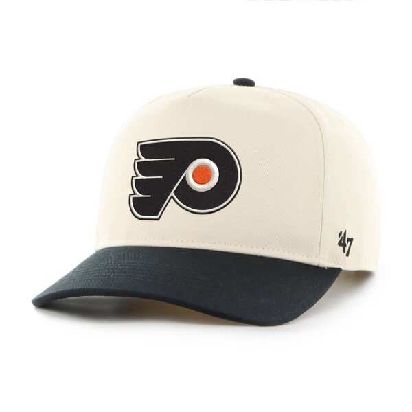 フォーティーセブン メンズ アクセサリー 帽子 ロゴ Mens 47 CreamBlack Philadelphia Flyers Logo Hitch Adjustable Hat Cream クリ