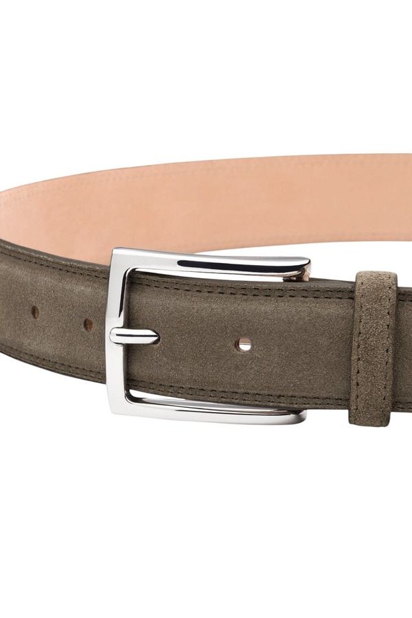 チャールズティリット メンズ アクセサリー ベルト スエード レザー Charles Tyrwhitt Suede Leather Beltaupe トープ