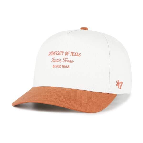 フォーティーセブン メンズ アクセサリー 帽子 Mens 47 Whitexas Longhorns Contemporary Basics TwoTone Hitch Adjustable Hat
