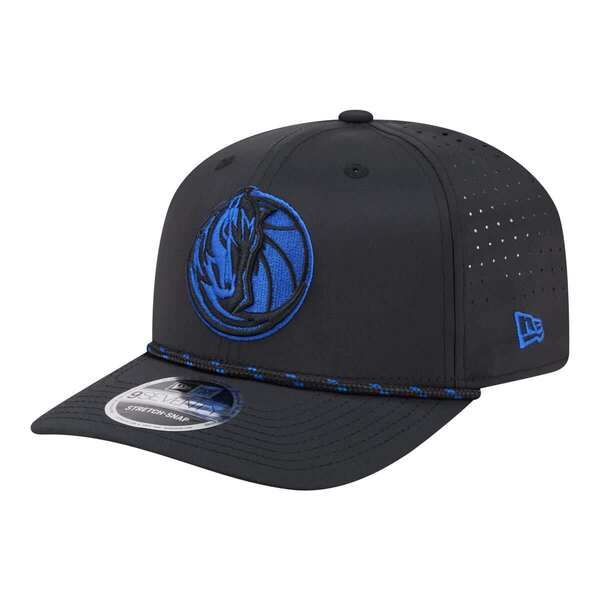 ニューエラ メンズ アクセサリー 帽子 Mens New Era Black Dallas Mavericksport Rope Vented StretchSnap 9SEVENTY Hat Bla
